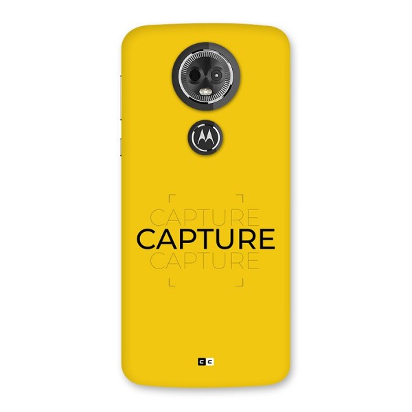 Instant Capture Back Case for Moto E5 Plus