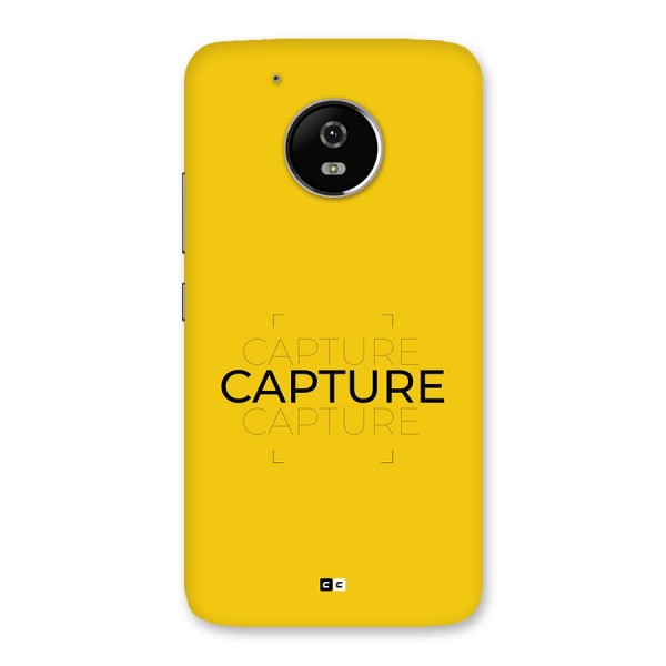 Instant Capture Back Case for Moto G5