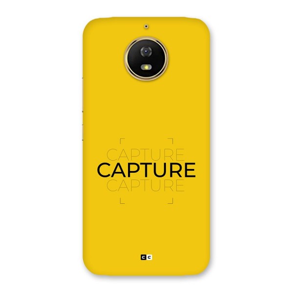 Instant Capture Back Case for Moto G5s
