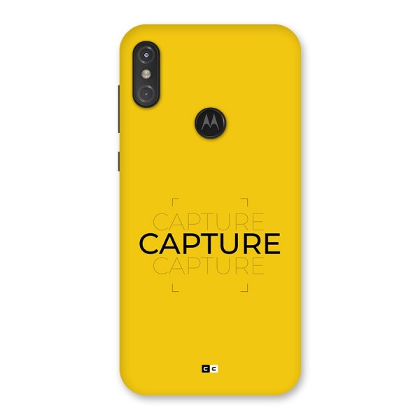 Instant Capture Back Case for Motorola One Power