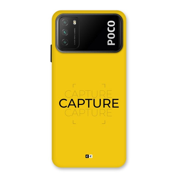 Instant Capture Back Case for Poco M3