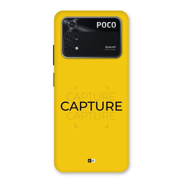 Instant Capture Back Case for Poco M4 Pro 4G