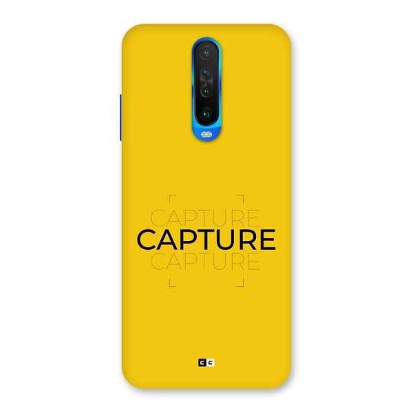 Instant Capture Back Case for Poco X2