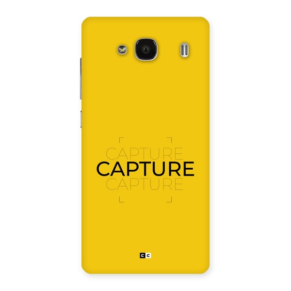 Instant Capture Back Case for Redmi 2s