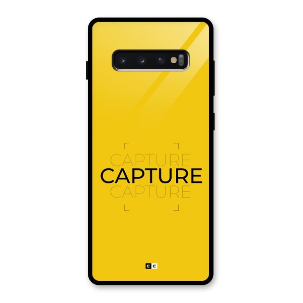 Instant Capture Glass Back Case for Galaxy S10 Plus