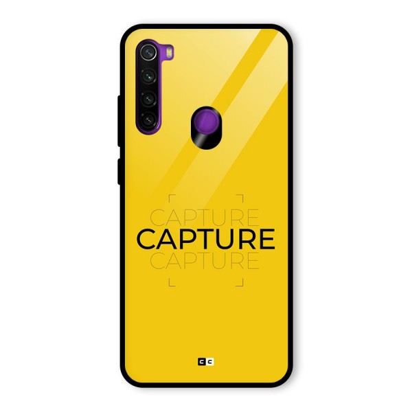 Instant Capture Glass Back Case for Redmi Note 8