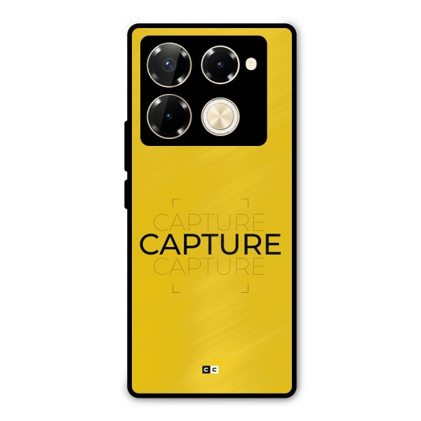 Instant Capture Metal Back Case for Infinix Note 40 Pro Plus