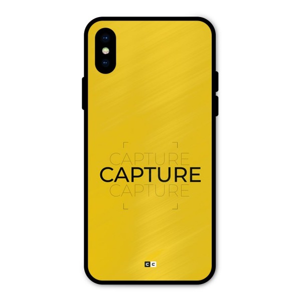 Instant Capture Metal Back Case for iPhone XS