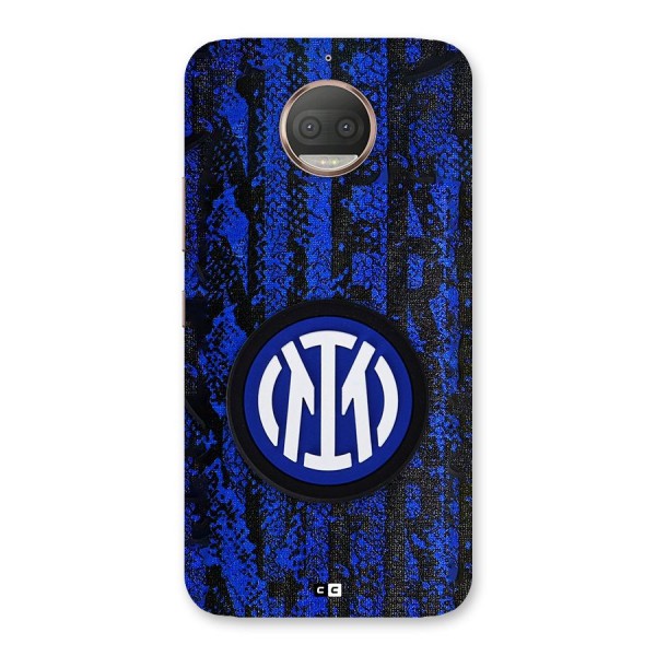 Inter Milan Texture Back Case for Moto G5s Plus