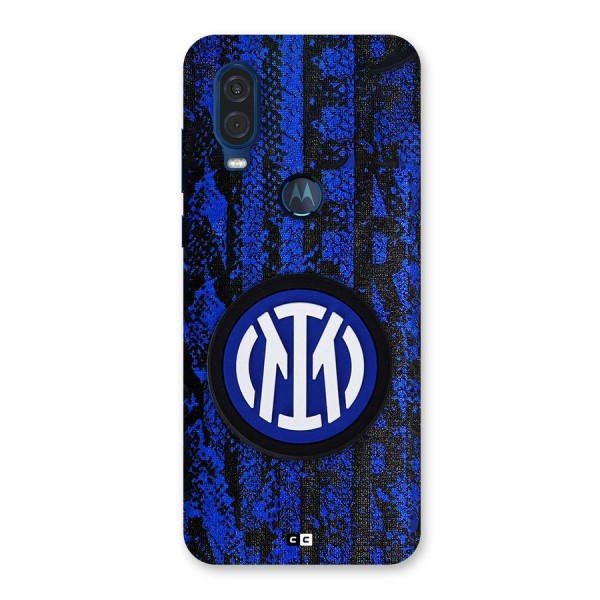 Inter Milan Texture Back Case for Motorola One Vision