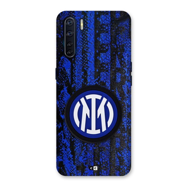 Inter Milan Texture Back Case for Oppo F15