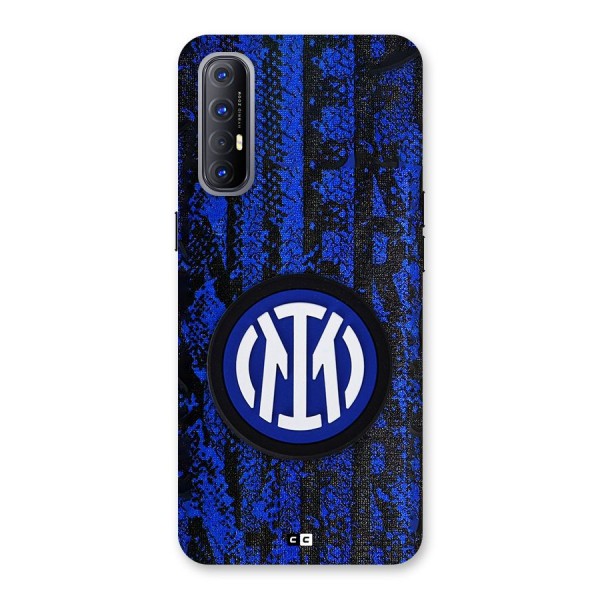Inter Milan Texture Back Case for Oppo Reno3 Pro