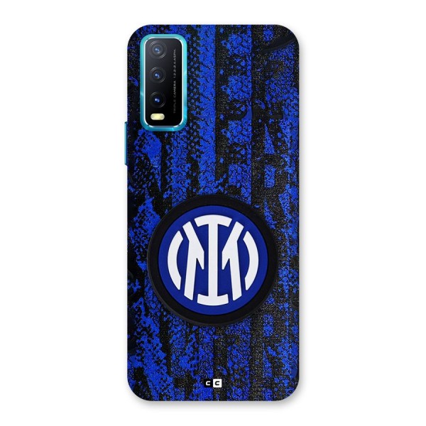 Inter Milan Texture Back Case for Vivo Y20i