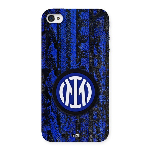 Inter Milan Texture Back Case for iPhone 4 4s