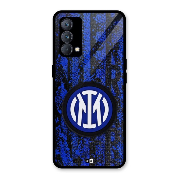 Inter Milan Texture Glass Back Case for Realme GT Master Edition