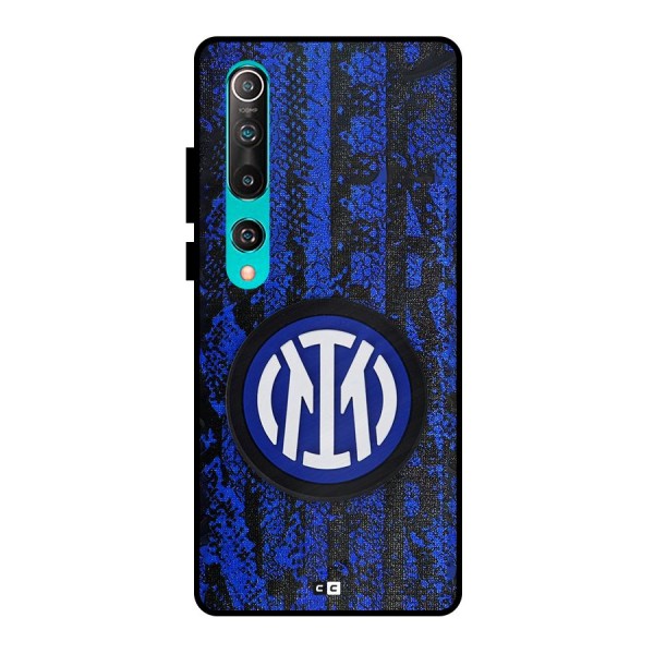 Inter Milan Texture Metal Back Case for Mi 10