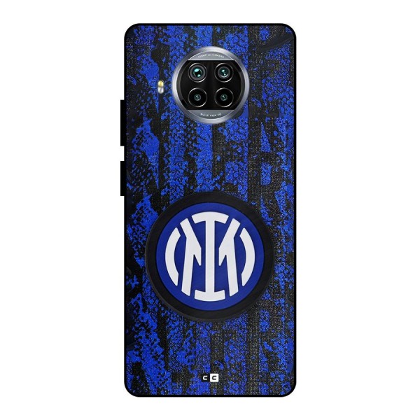 Inter Milan Texture Metal Back Case for Mi 10i