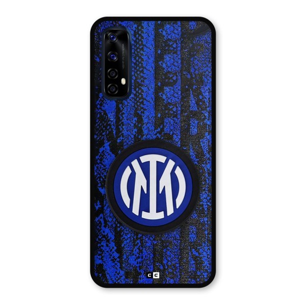 Inter Milan Texture Metal Back Case for Realme Narzo 20 Pro