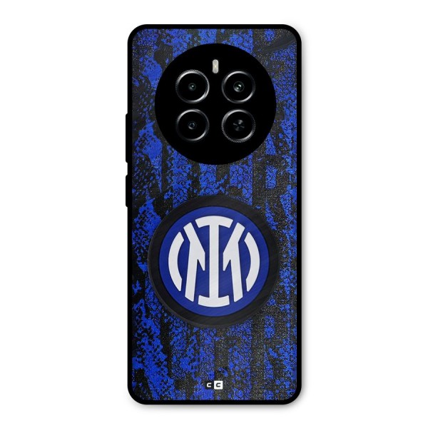 Inter Milan Texture Metal Back Case for Realme P1