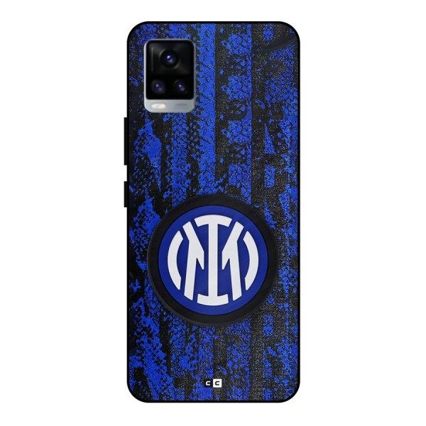 Inter Milan Texture Metal Back Case for Vivo V20
