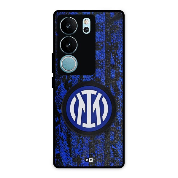 Inter Milan Texture Metal Back Case for Vivo V29