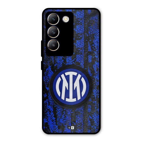 Inter Milan Texture Metal Back Case for Vivo Y200e