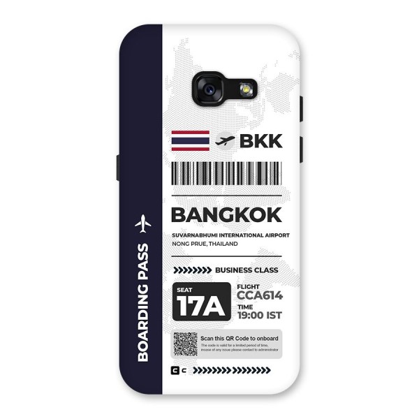 International Boarding Pass Bangkok Back Case for Galaxy A3 (2017)