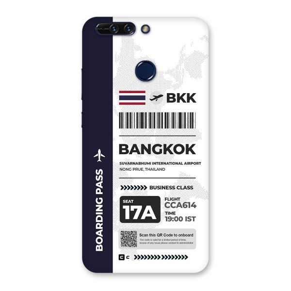 International Boarding Pass Bangkok Back Case for Honor 8 Pro
