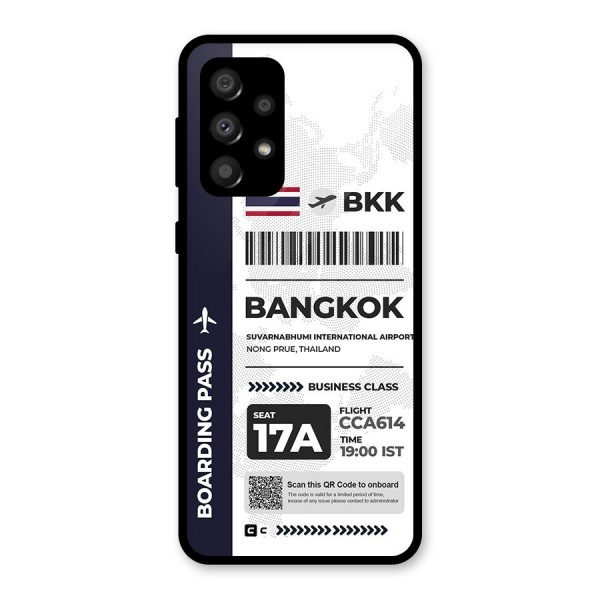 International Boarding Pass Bangkok Glass Back Case for Galaxy A32