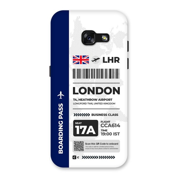 International Boarding Pass London Back Case for Galaxy A3 (2017)