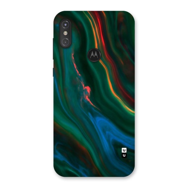 Inverse Marble Back Case for Motorola One Power