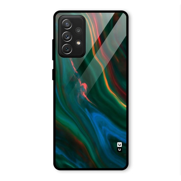 Inverse Marble Glass Back Case for Galaxy A72