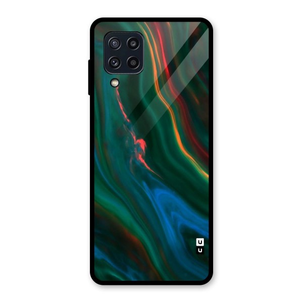 Inverse Marble Glass Back Case for Galaxy M32