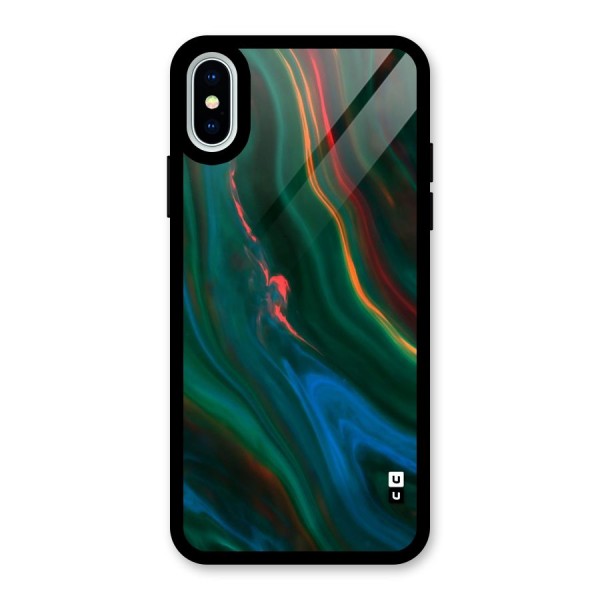 Inverse Marble Glass Back Case for iPhone X