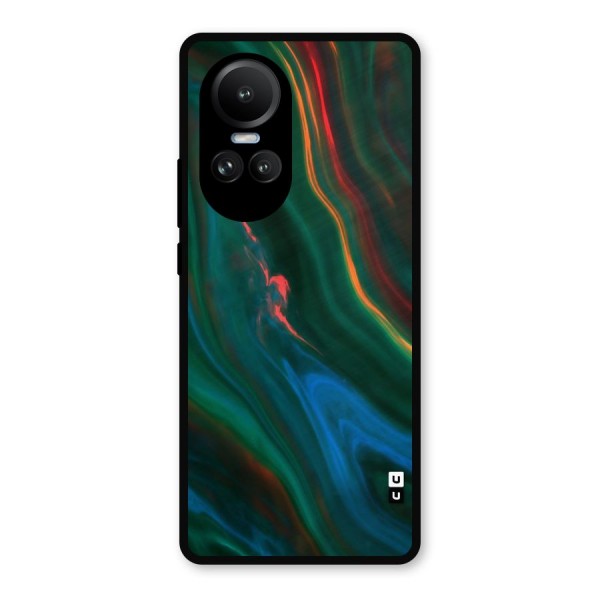 Inverse Marble Metal Back Case for Oppo Reno10