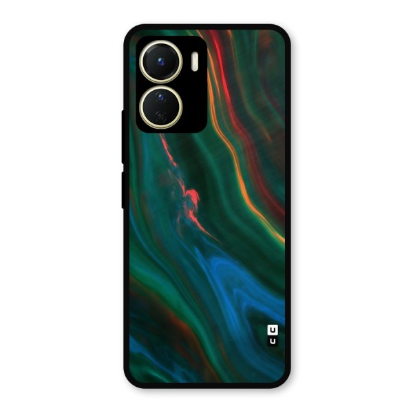 Inverse Marble Metal Back Case for Vivo T2x