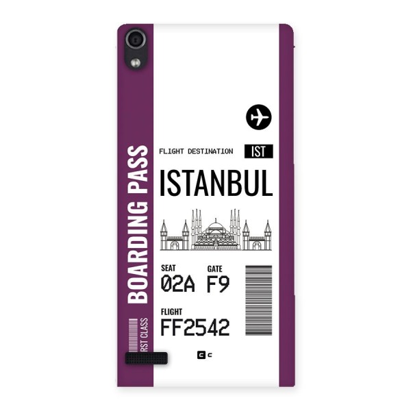 Istanbul Boarding Pass Back Case for Ascend P6