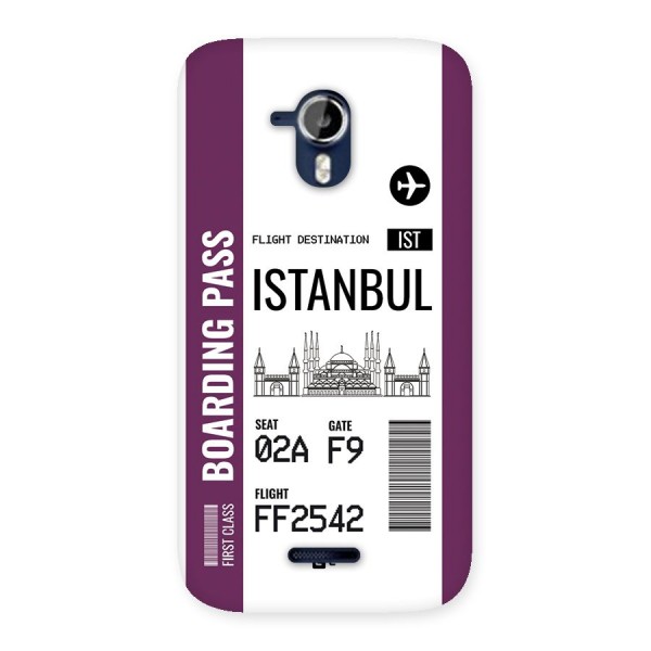 Istanbul Boarding Pass Back Case for Canvas Magnus A117