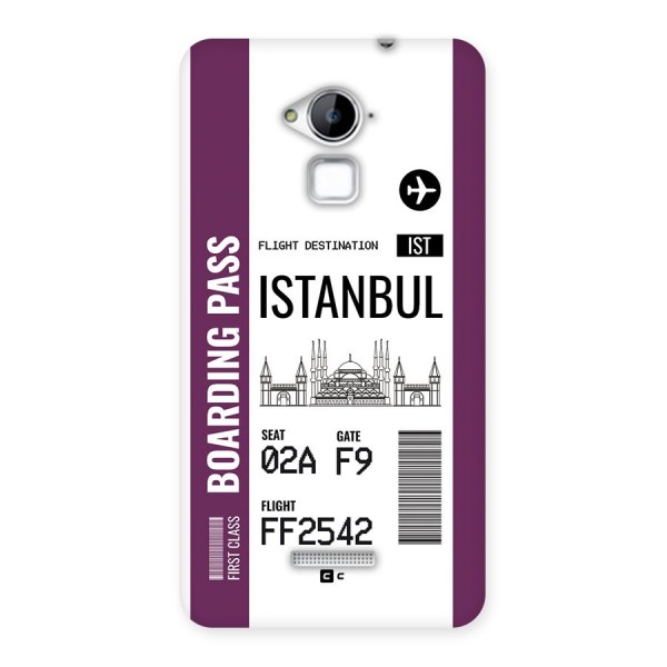 Istanbul Boarding Pass Back Case for Coolpad Note 3