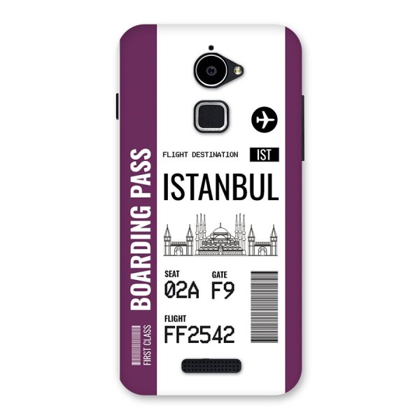 Istanbul Boarding Pass Back Case for Coolpad Note 3 Lite