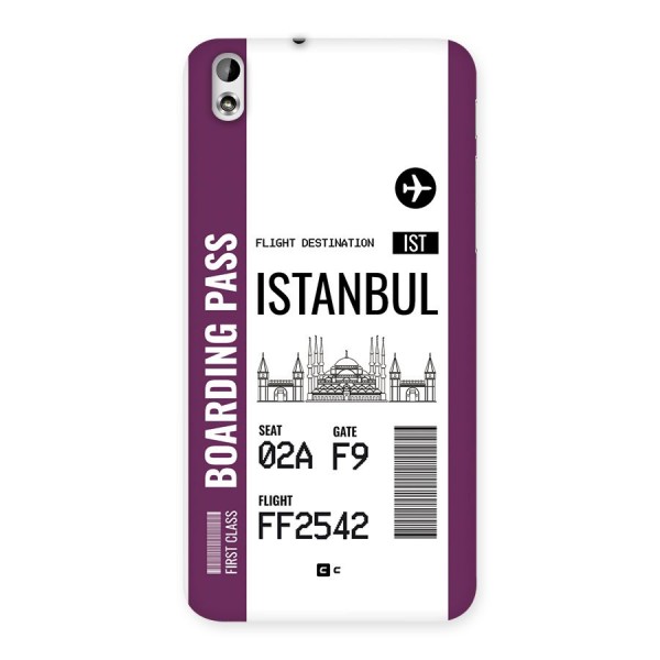 Istanbul Boarding Pass Back Case for Desire 816