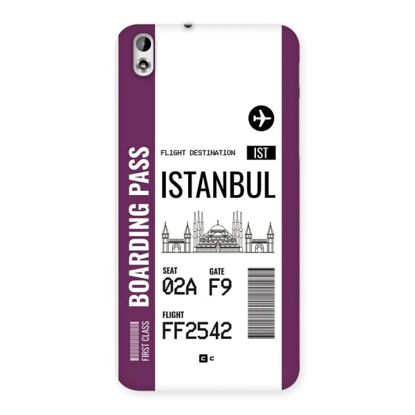 Istanbul Boarding Pass Back Case for Desire 816s