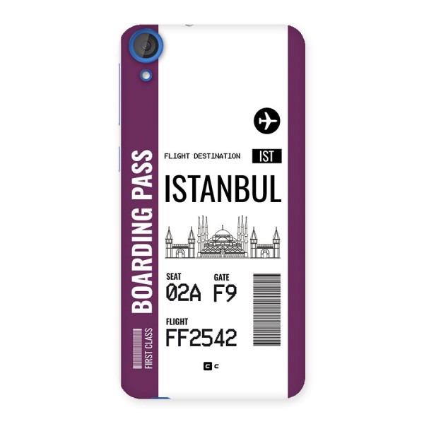 Istanbul Boarding Pass Back Case for Desire 820s