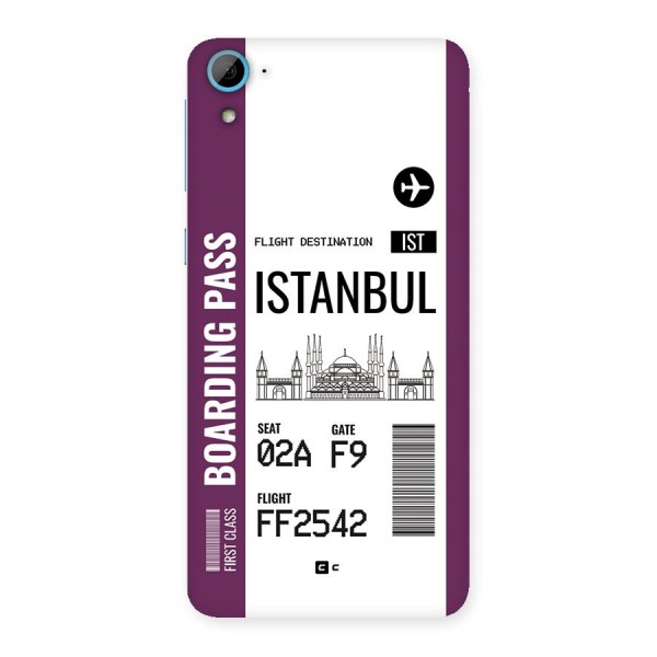 Istanbul Boarding Pass Back Case for Desire 826