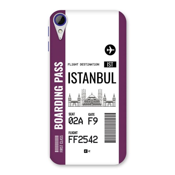 Istanbul Boarding Pass Back Case for Desire 830
