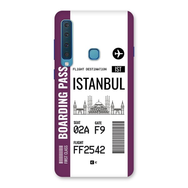 Istanbul Boarding Pass Back Case for Galaxy A9 (2018)