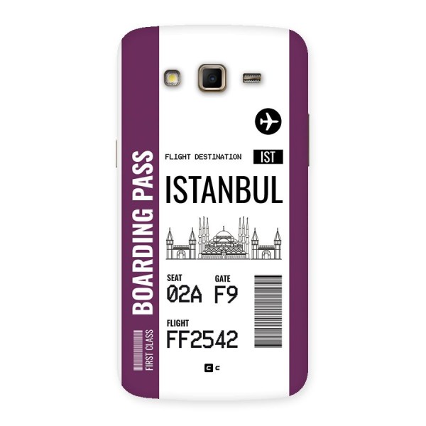 Istanbul Boarding Pass Back Case for Galaxy Grand 2