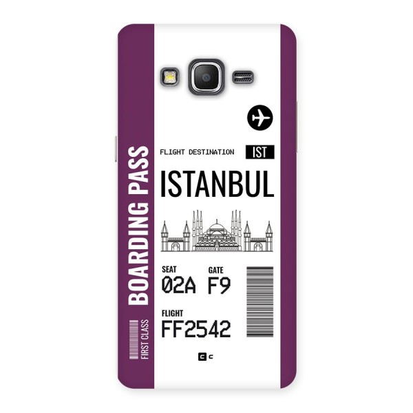 Istanbul Boarding Pass Back Case for Galaxy Grand Prime
