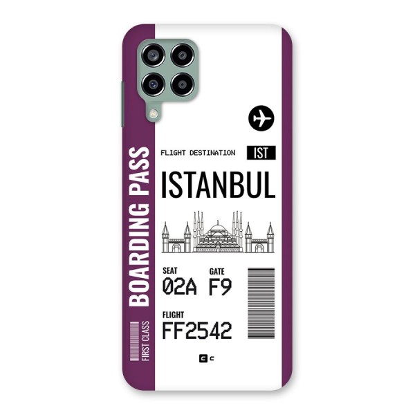 Istanbul Boarding Pass Back Case for Galaxy M33