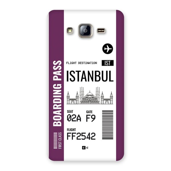 Istanbul Boarding Pass Back Case for Galaxy On5